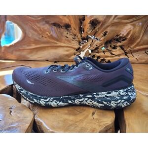 Brooks Mens Running Shoes Sz 11.5 Purple Ghost 15 Athletic Trainers Camo Marbled